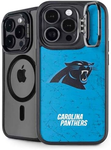 Skinit Kickstand Phone Case Compatible with iPhone 15 Pro Max - Officially Licensed NFL Carolina Panthers Large Logo Design in Saudi Arabia