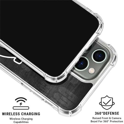 Skinit Clear Phone Case Compatible with iPhone 16 Pro Max - Officially Licensed NFL Indianapolis Colts Black & White Design in Saudi Arabia