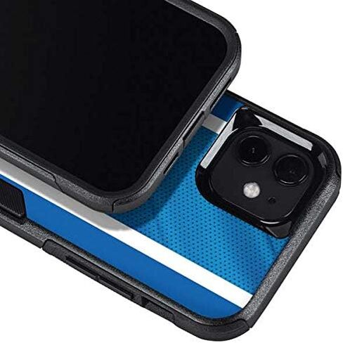 Skinit Decal Phone Skin Compatible with OtterBox Commuter Case for iPhone 12 - Officially Licensed NBA Golden State Warriors Jersey Design in Saudi Arabia