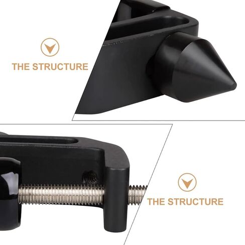 Milisten Black Clarinet Desktop Holder Adjustable Clarinet Fixing Clamp for Maintenance and Storage Sturdy Cork Support Rack in Saudi Arabia