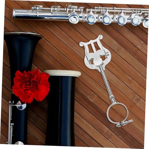 ibasenice 1Pc Portable Clarinet Music Score Holder Clip Music Stand for Wind Instruments Lightweight Durable Design for Musicians of All Ages in Saudi Arabia