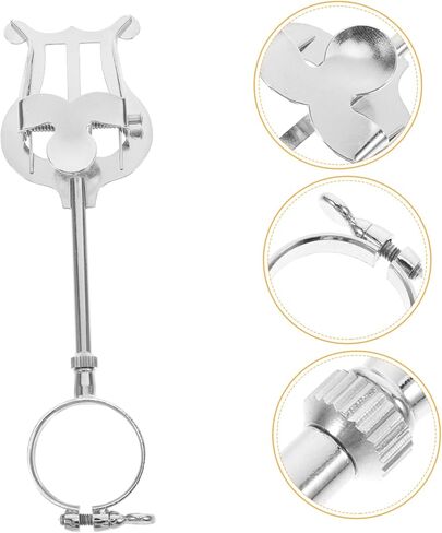 ibasenice 1Pc Portable Clarinet Music Score Holder Clip Music Stand for Wind Instruments Lightweight Durable Design for Musicians of All Ages in Saudi Arabia