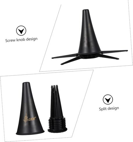 Detachable Clarinet Stand Compact Leg Holder for Wind Instruments Sturdy Construction Portable Design for Clarinet Oboe Musicians in Saudi Arabia
