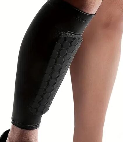 1pc Soccer Shin Guard Lightweight Calf Compression Sleeve for Football, Baseball, Boxing, Taekwondo in Saudi Arabia