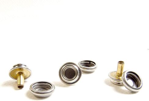 Gypsy Snap Stud w/ 11/32" Long Brass Post & Stainless Steel Socket Set 10 Piece Set in Saudi Arabia