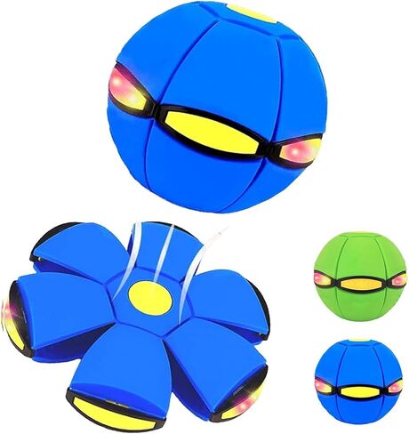 Magic Ball, Magic Meta Ball, Magics Bouncing Balls, Dual Form Freely Switchable, The MagicBall with 6 Light, Suitable for Indoor & Outdoor Use (Blue) in Saudi Arabia