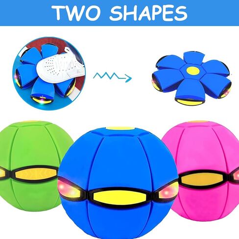 Magic Ball, Magic Meta Ball, Magics Bouncing Balls, Dual Form Freely Switchable, The MagicBall with 6 Light, Suitable for Indoor & Outdoor Use (Blue) in Saudi Arabia