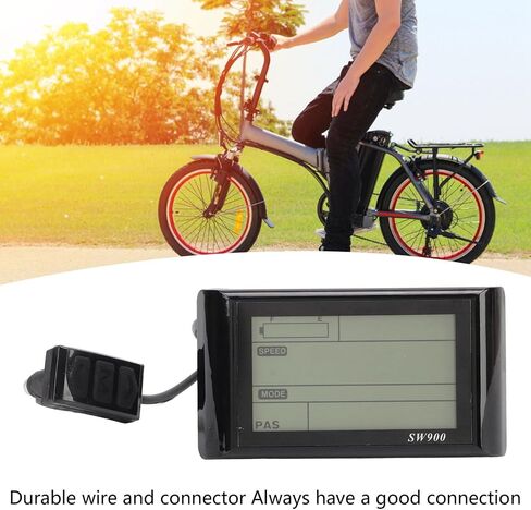 شاشة عرض الدراجة الإلكترونية، شاشة LCD Sw900، عداد سكوتر كهربائي عالمي، شاشة ثابتة عالمية 5 دبوس لاستبدال الملحقات in Saudi Arabia