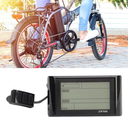 شاشة عرض الدراجة الإلكترونية، شاشة LCD Sw900، عداد سكوتر كهربائي عالمي، شاشة ثابتة عالمية 5 دبوس لاستبدال الملحقات in Saudi Arabia