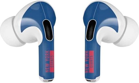 غلاف صوتي من Skinit متوافق مع AirPods Pro الجيل الثاني - تصميم مرخص رسميًا من NFL New York Giants in Saudi Arabia