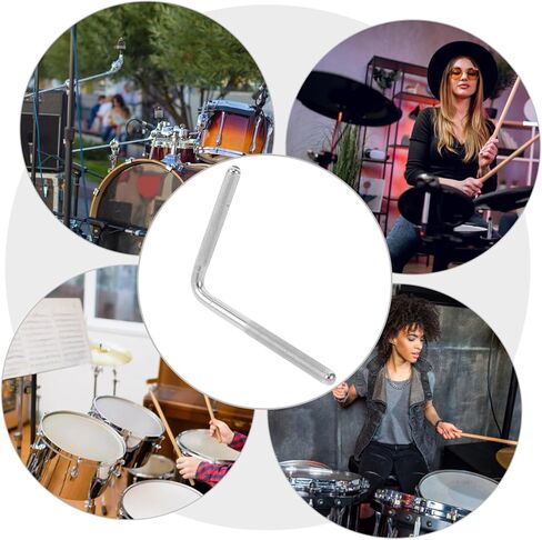 ذراع تمديد حامل جرس البقر لجرس البقر، جزء أداة الموسيقى، مجموعة طبل جرس البقر، قضيب جرس البقر المحمول، قضيب على شكل حرف L، ذراع على شكل حرف L، ملحق جرس البقر المعدني الفضي in Kuwait