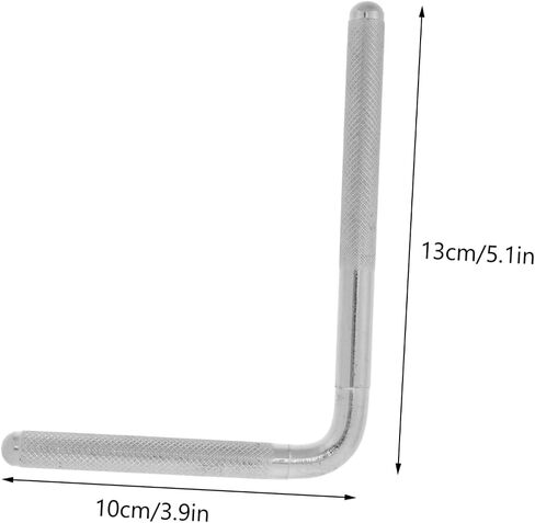 Metal Shaped Cowbell Arm for Drum Kit Extension Rod Bracket for Percussion Instruments Reliable Support for Cowbell Attachment Quick Setup for Drummers in Saudi Arabia