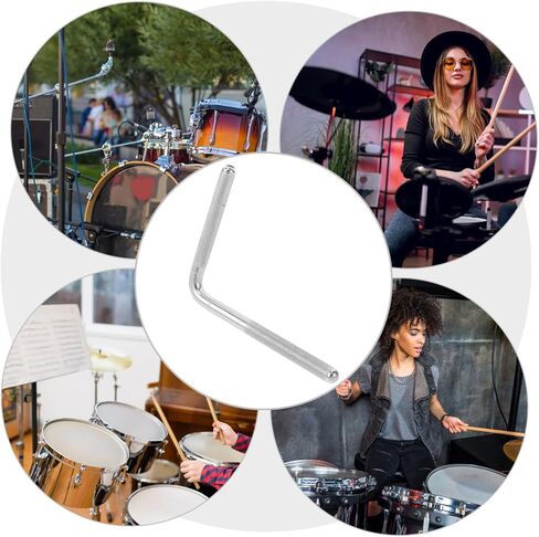 Metal Shaped Cowbell Arm for Drum Kit Extension Rod Bracket for Percussion Instruments Reliable Support for Cowbell Attachment Quick Setup for Drummers in Saudi Arabia