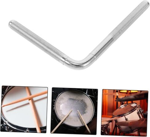 Metal Shaped Cowbell Arm for Drum Kit Extension Rod Bracket for Percussion Instruments Reliable Support for Cowbell Attachment Quick Setup for Drummers in Saudi Arabia