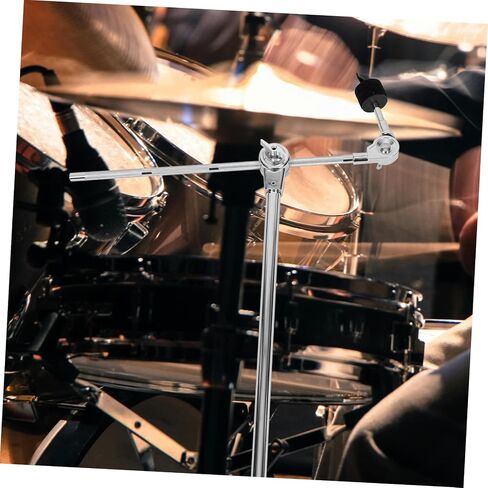 Kisangel Adjustable Cymbal Stand Boom Arm Professional Drum Cymbal Holder for Percussion Instruments Universal Metal Arm Clamps for Easy Setup in Saudi Arabia