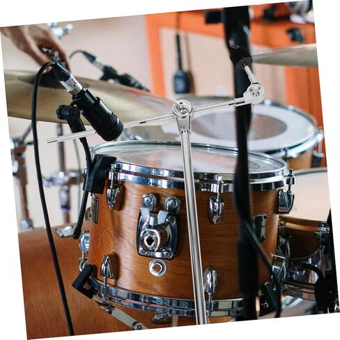 Kisangel Adjustable Cymbal Stand Boom Arm Professional Drum Cymbal Holder for Percussion Instruments Universal Metal Arm Clamps for Easy Setup in Saudi Arabia