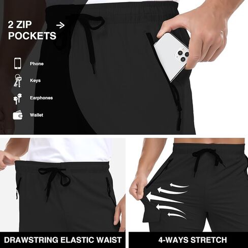 Men's Hiking Pants Lightweight, Sun Protection & Water-Repellent, Quick-Dry Moisture Wicking Outdoor Pants in Saudi Arabia