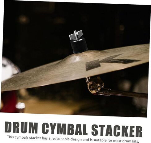 Toyvian Metal Cymbals Stacker Holder for Drum Kits Mounting Rack Accessory for Hihat Stands Suitable for Percussion Instruments Easy to Install Finish in Saudi Arabia