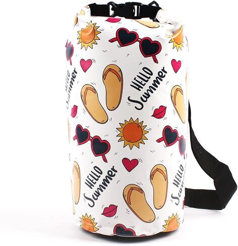 Dry Bag Waterproof,5L Roll Top Backpack Floating Dry Bag for Kayaking Boating Swimming Hiking Camping Outdoor Activities,Yellow Pineapple in Saudi Arabia