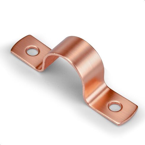 Plumbing Copper Pipe Straps, 30-Pcs 3/4 inch 2-Hole Pipe Clamp Mount Support in Saudi Arabia