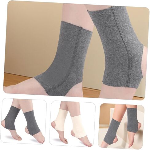 NOLITOY 2pairs Ankle Compression Sleeves for Sports of Ankle Protectors High Elasticity for Injury Prevention and Support for Men and Women Fitness Activities in Saudi Arabia