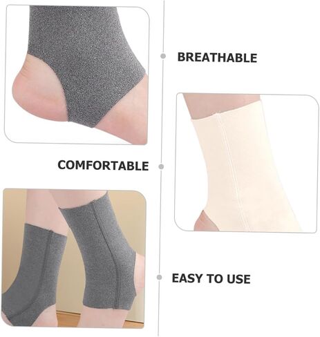NOLITOY 2pairs Ankle Compression Sleeves for Sports of Ankle Protectors High Elasticity for Injury Prevention and Support for Men and Women Fitness Activities in Saudi Arabia