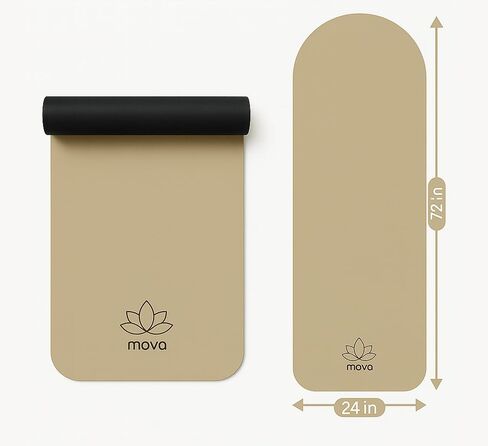 Yoga Mat – Extra Long Non-Slip PU & Natural Rubber, 4.5mm Thick, Eco-Friendly Yoga Mat for Hot Yoga, Pilates & Home Workout in Saudi Arabia
