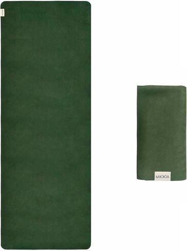 Travel Yoga Mat 1.5mm | Foldable, Lightweight Mat | Use for Travel, Backpacking, Yoga Retreat, Outdoors, Gym, Pilates, Machine Washable, Eco-Friendly in Saudi Arabia