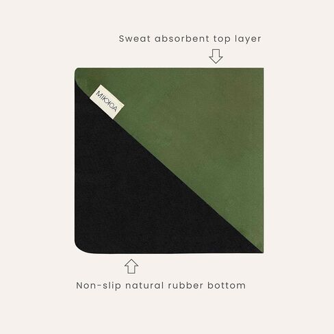 Travel Yoga Mat 1.5mm | Foldable, Lightweight Mat | Use for Travel, Backpacking, Yoga Retreat, Outdoors, Gym, Pilates, Machine Washable, Eco-Friendly in Saudi Arabia