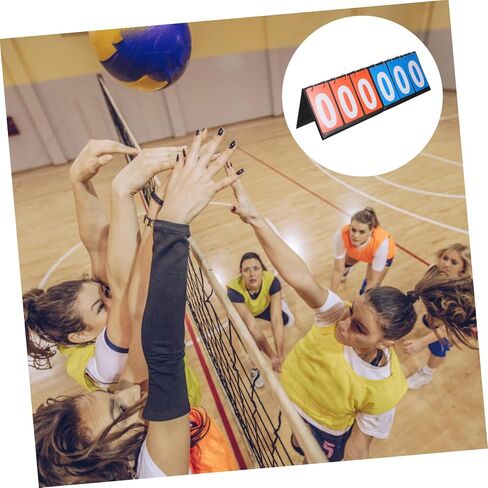 DECHOUS Multifunctional Scoreboard Flipper for Sports Events Durable Score Recorder Portable Desktop Scorer for Table Tennis Basketball Football and More in Saudi Arabia
