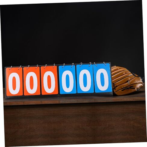 DECHOUS Multifunctional Scoreboard Flipper for Sports Events Durable Score Recorder Portable Desktop Scorer for Table Tennis Basketball Football and More in Saudi Arabia