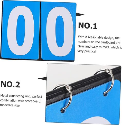 DECHOUS Multifunctional Scoreboard Flipper for Sports Events Durable Score Recorder Portable Desktop Scorer for Table Tennis Basketball Football and More in Saudi Arabia