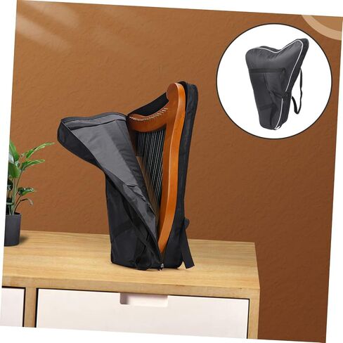 GALPADA Convenient Lyre Bag for Musicians Durable Storage Pouch for String Water Scratch Resistant Lightweight Carrying Design with Supple Lining for Optimal Protection in Saudi Arabia