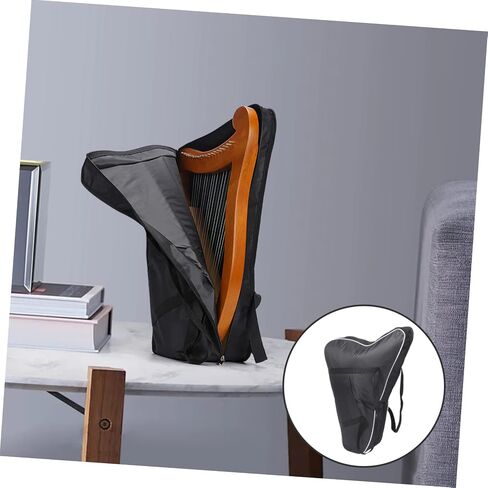 GALPADA Convenient Lyre Bag for Musicians Durable Storage Pouch for String Water Scratch Resistant Lightweight Carrying Design with Supple Lining for Optimal Protection in Saudi Arabia
