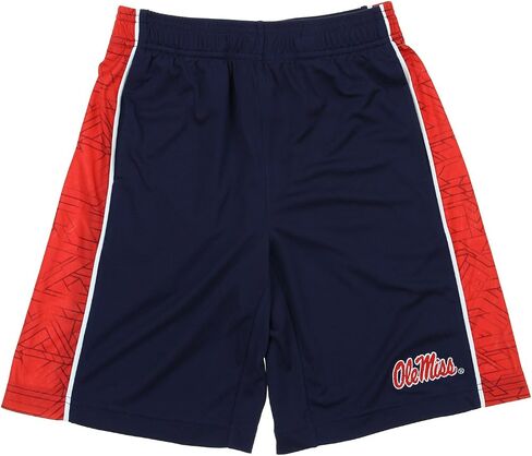 Outerstuff - Mississippi Rebels NCAA Big Boys Youth Break Point Shorts, Navy in Saudi Arabia