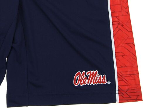 Outerstuff - Mississippi Rebels NCAA Big Boys Youth Break Point Shorts, Navy in Saudi Arabia