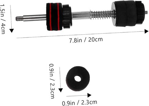 Kisangel 1set Quick Release Cymbal Fixing Nuts Drum Stand Parts for Easy Installation and High-grade for Performance in Saudi Arabia