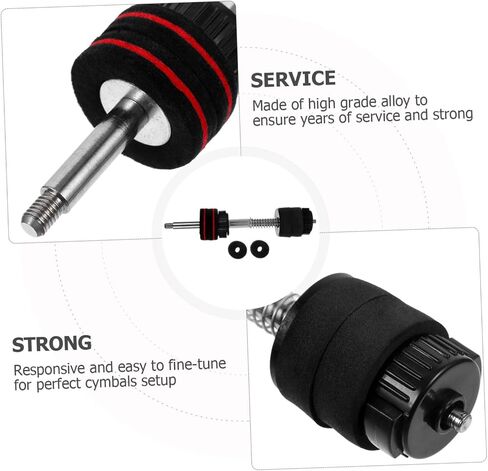 Kisangel 1set Quick Release Cymbal Fixing Nuts Drum Stand Parts for Easy Installation and High-grade for Performance in Saudi Arabia