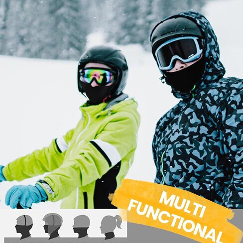 Cold Weather Ski Mask for Men Balaclava, Thermal Winter Scarf Mask Women Neck Warmer Hood for Motorcycle Cycling in Saudi Arabia