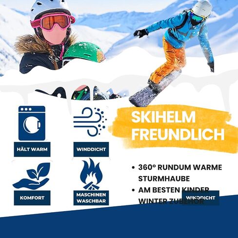 Cold Weather Ski Mask for Men Balaclava, Thermal Winter Scarf Mask Women Neck Warmer Hood for Motorcycle Cycling in Saudi Arabia