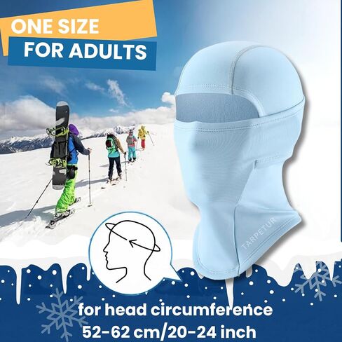 Cold Weather Ski Mask for Men Balaclava, Thermal Winter Scarf Mask Women Neck Warmer Hood for Motorcycle Cycling in Saudi Arabia