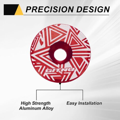 HARFINGTON Headset Stem Top Cap Aluminum Alloy Bicycle Stem Top Cap Cover with Bolt for MTB Road Mountain Bike in Saudi Arabia