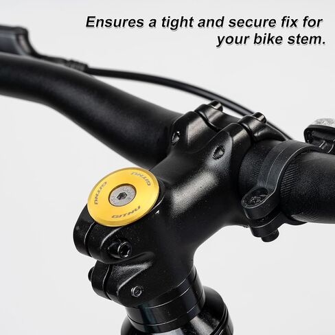 HARFINGTON Headset Stem Top Cap Aluminum Alloy Bicycle Stem Top Cap Cover with Bolt for MTB Road Mountain Bike in Saudi Arabia