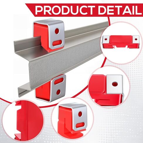 LEIFIDE 100 Pack Sound Isolation Clips Sound Proofing Mounting Blocking Clips Reduces Noisy Neighbors Soundproofing Resilient Channel for Home Office Apartment Recording Studio Walls and Ceilings in Saudi Arabia