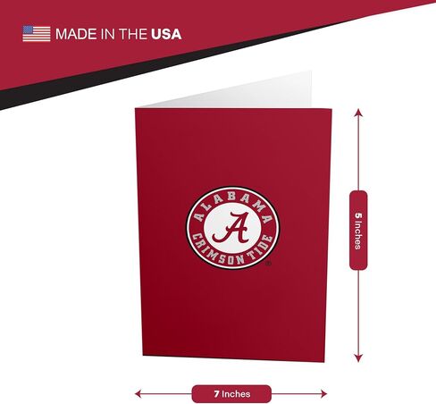 Desert Cactus The University of Alabama 5x7 Inch Greeting Card Crimson Tide Bama UA Single Folded Cardstock with Envelope Party Celebration Officially Licensed (5x7 Card A - Birthday) in Saudi Arabia