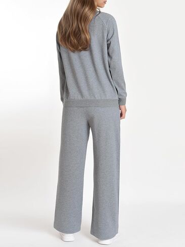 Weintee Women's Petite Sweatsuits Wide Leg Jogging Suits Travel Lounge Set Petite Length in Saudi Arabia