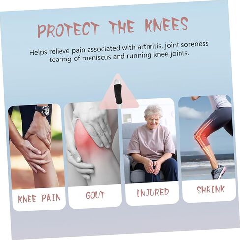 2pairs Sports Knee Protectors Warmer Pads for Running Cycling and Daily Activities Black Skin Elastic Fabric for Comfort and Support in Kuwait