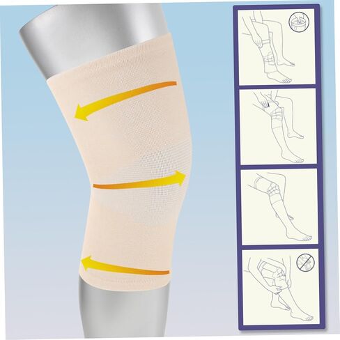 2pairs Sports Knee Protectors Warmer Pads for Running Cycling and Daily Activities Black Skin Elastic Fabric for Comfort and Support in Kuwait