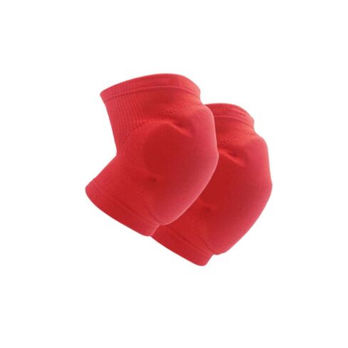 1pair Collision Thicken Sponge Knee Pads for Sports Breathable Cycling Basketball Protector for Adults Lightweight and Non- Design Red in Kuwait