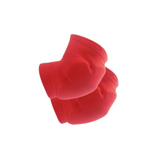 1pair Collision Thicken Sponge Knee Pads for Sports Breathable Cycling Basketball Protector for Adults Lightweight and Non- Design Red in Kuwait